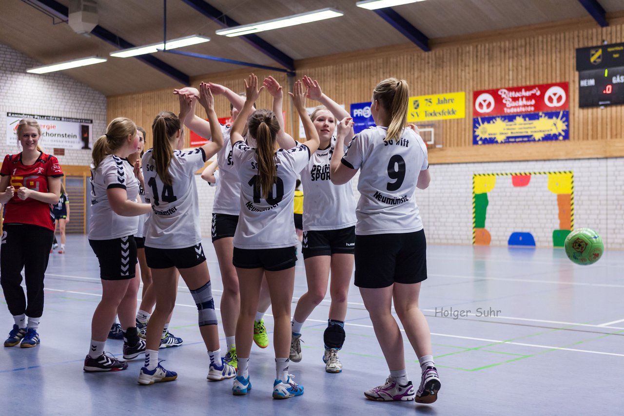 Bild 125 - B-Juniorinnen SG-Todesfelde/Leezen - SG Wift Neumnster : Ergebnis: 23:37